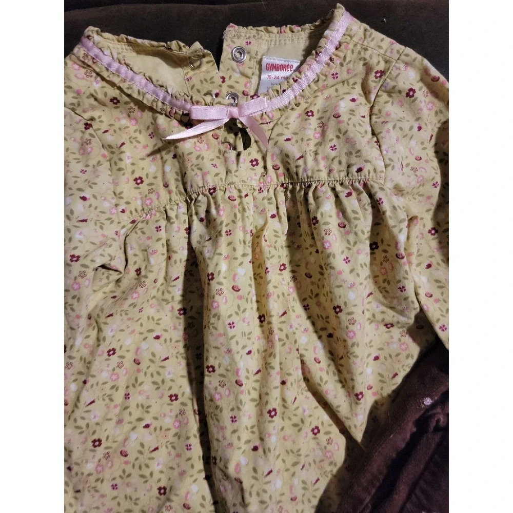 Gymboree autumn highlands floral outfit size 18 24 months